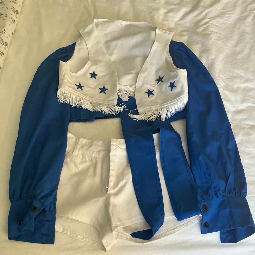Dallas Cowboys Cheerleader Halloween costume!